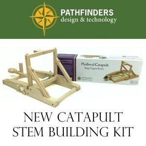 NEW Pathfinders Medieval Catapult Trebuchet Siege Engine Catapult Building Set